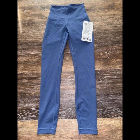 Lululemon Wunder Train High Rise 25” Oasis Blue Size 0 NWT - Picture 2 of 7